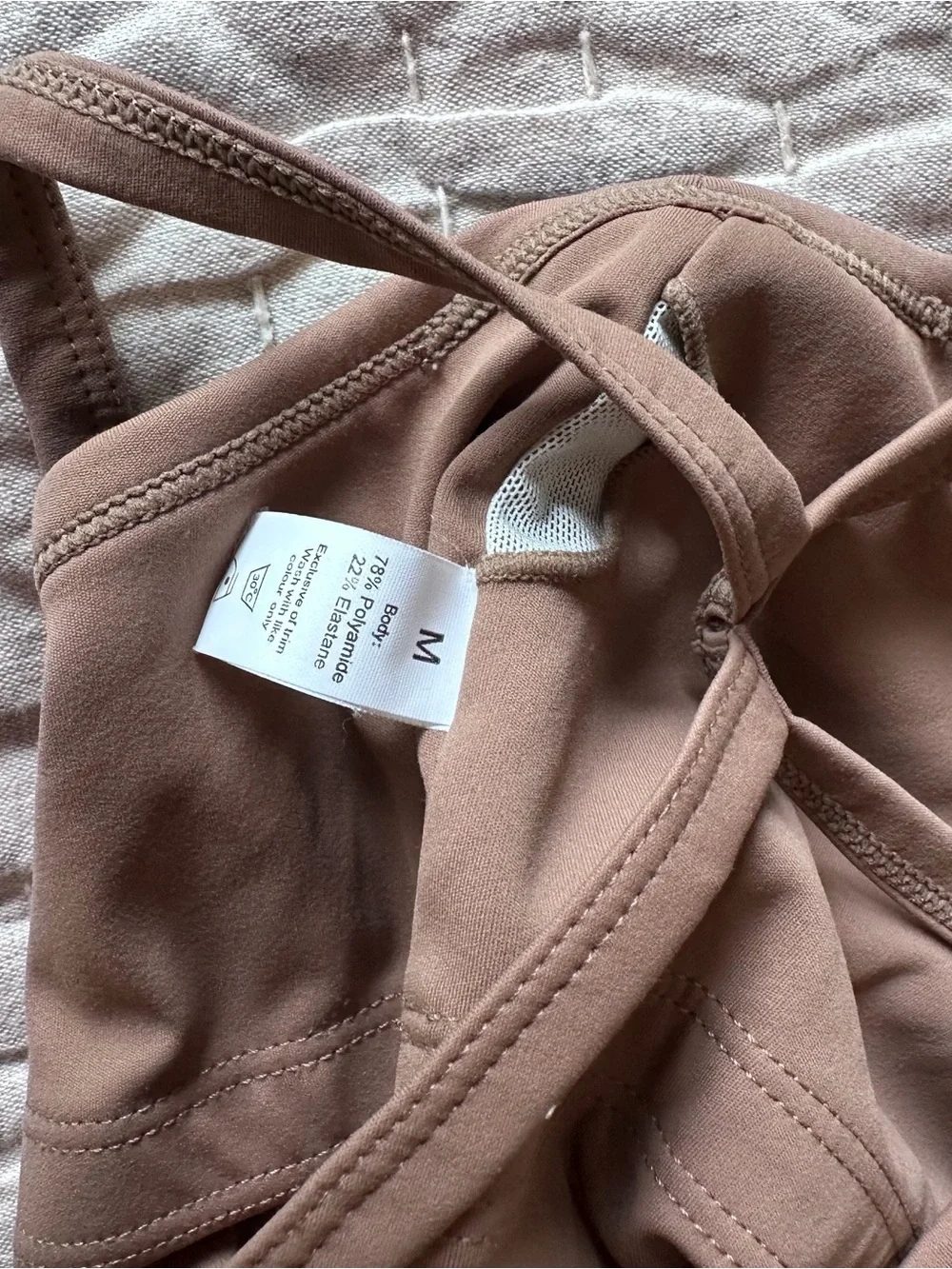 Women's Stretch Spaghetti-Strap Tank and Bike Short Set - Mauve